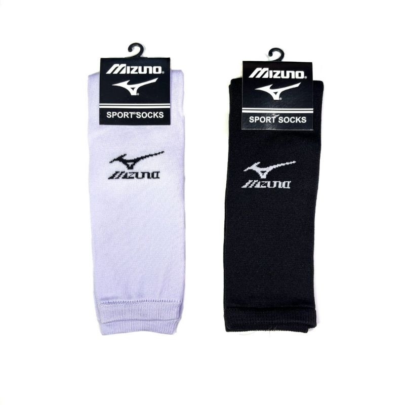 Kaos Kaki Sambung Sepak Bola Futsal Logo Motif Mizuno Panjang Manset Kaki Olahraga Berkualitas