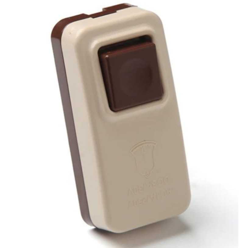 Saklar Switch Knop Bell Listrik Pencetan Bell Pintu Kabel Listrik Tombol