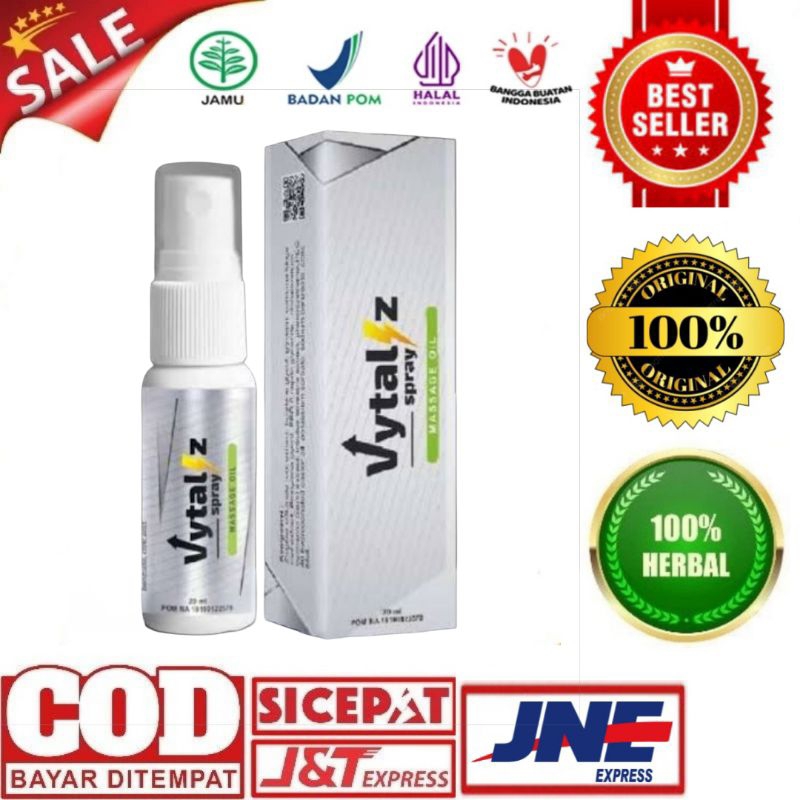 VYTALIZ SPRAY ASLI HERBAL ORIGINAL SEMPROT PRIA