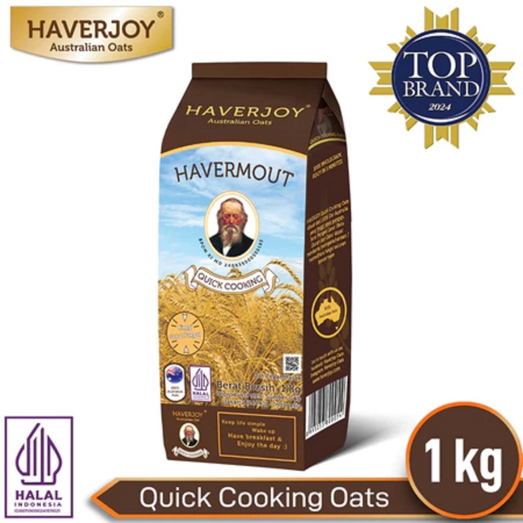 

HAVERJOY QUICK COOKING 1kg sarapan sereal gandum utuh 1 kg
