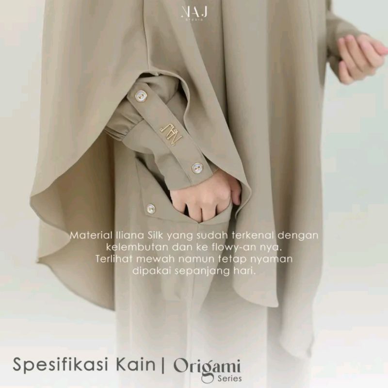 Origami French Khimar by NAJ Studio