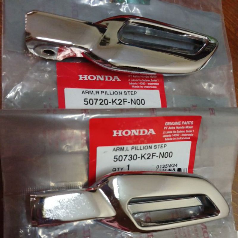 FOOT STEP SCOOPY ORIGINAL CHROME - KRUM