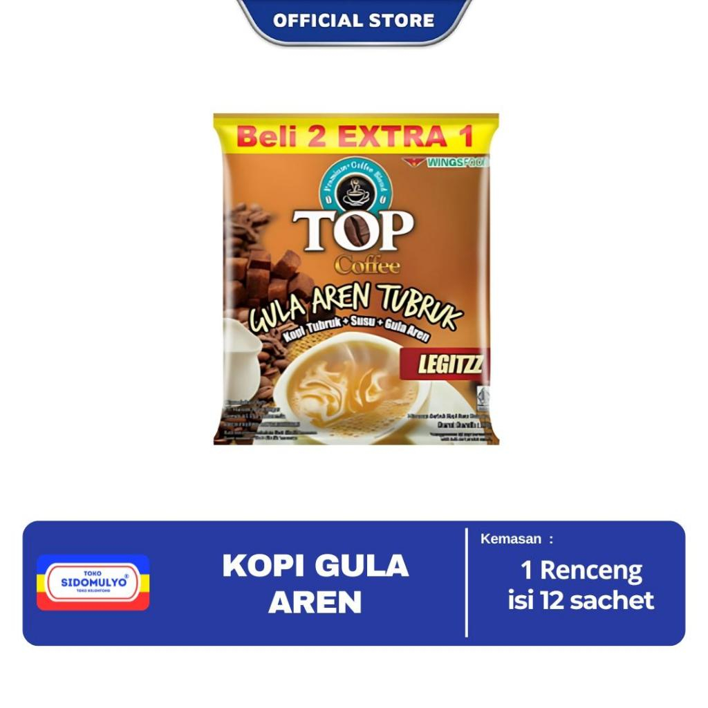 

Top Coffee Gula Aren Tubruk 27gr × 15 Sachet