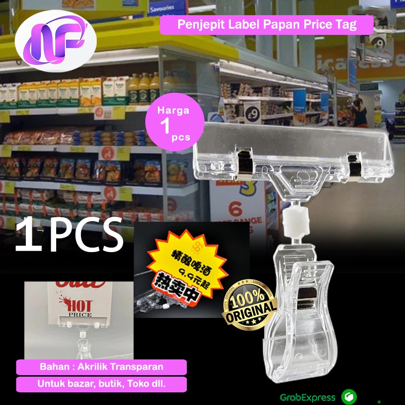 

Penjepit Price Tag Hanger Label Harga Papan Display Klip Jepitan Promo Transparan Bening Clip Hanger Jepit Lebel Lable Price Tag Harga Obral Toko Bazar Bahan Mika Akrilik Murah