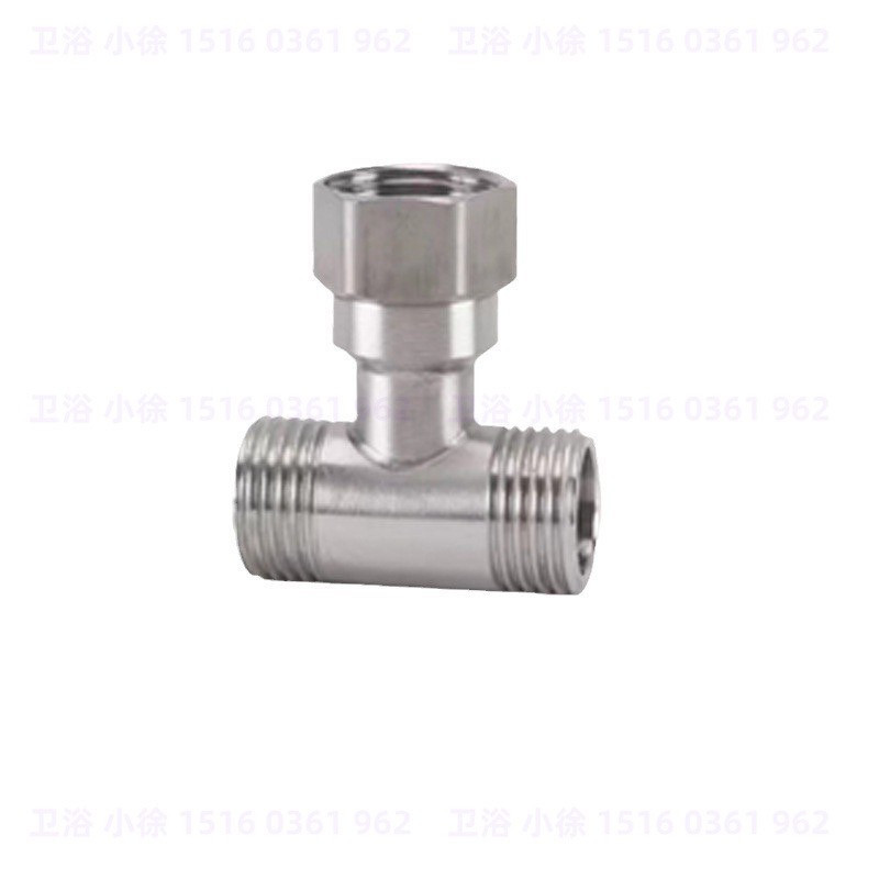 Nepel Tee shower  Ring putar Stainless 304 TS18- naple tee T kran  1/2 inch fitting mur kloset close