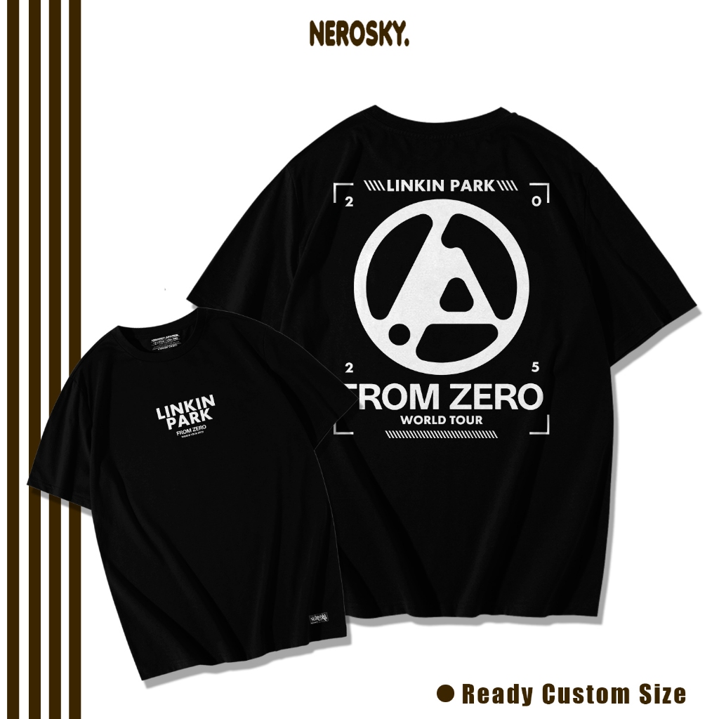 KAOS LINKIN PARK 24S PREMIUM COTTON COMBED TIPE 40