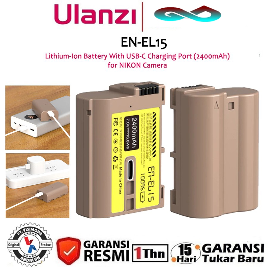 Ulanzi Battery NP-W235 - Ulanzi Battery UNP-FW50 - Ulanzi Battery LP-E6NH - Ulanzi Battery UNP-FZ100