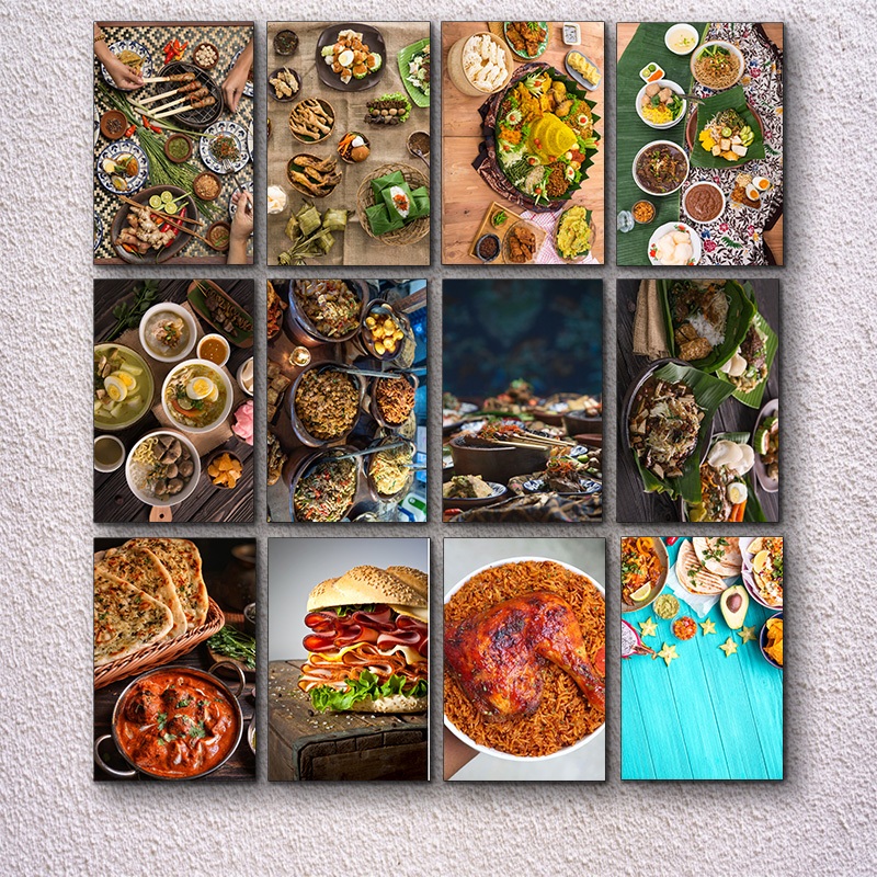 Hiasan Dinding Makanan Dekorasi Restoran Rumah Makan Pajangan Dapur