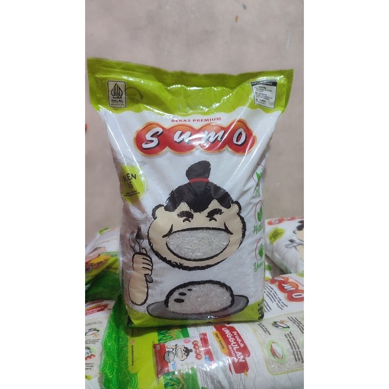 

Beras Sumo hijau kemasan 3 KG
