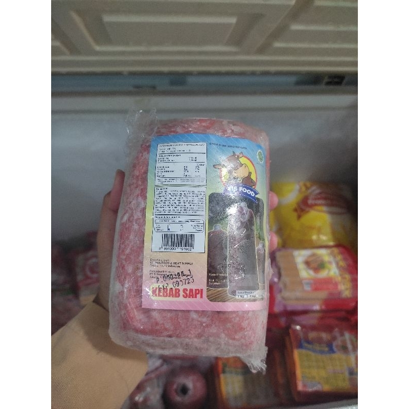 

daging kebab 1kg tisfood