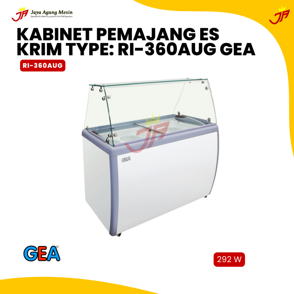 GEA Freezer Ice Cream RI 360 AUG Kabinet Pemajang Es Krim Type: RI-360AUG GEA