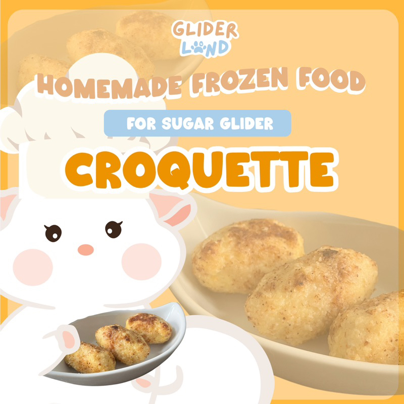 

CROQUETTE Kroket Frozen Food Makanan Siap Saji Protein Sugarglider