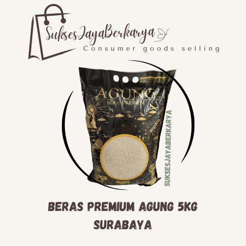 

Beras Premium Cap Agung 5kg/ Beras Premium 5kg murah Surabaya