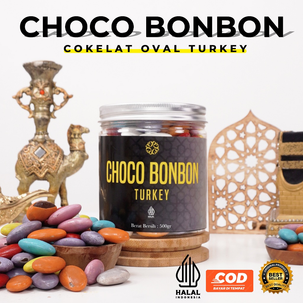 

[CHOCO BONBON] - COKLAT KERANG KHAS ARAB SAUDI - 500 GRAM