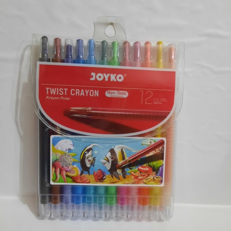 

Twist Crayon/ Crayon Putar Joyko (12 pcs)