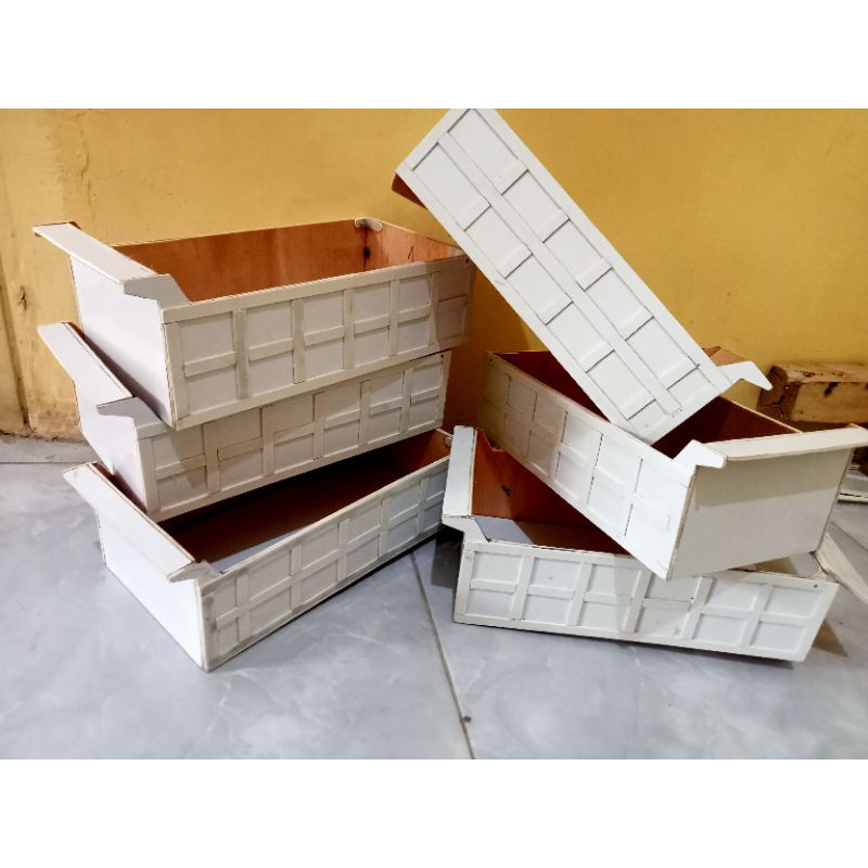 Bak Dump truk Miniatur Truk Plastik Keren