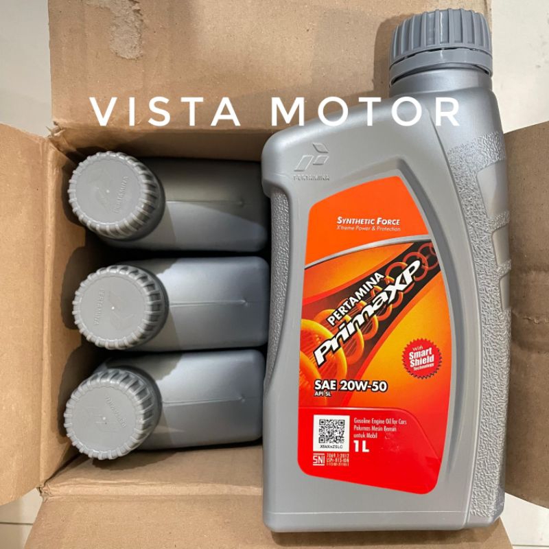 1 DUS = 6 Botol Oli Prima XP 1Liter 20W-50