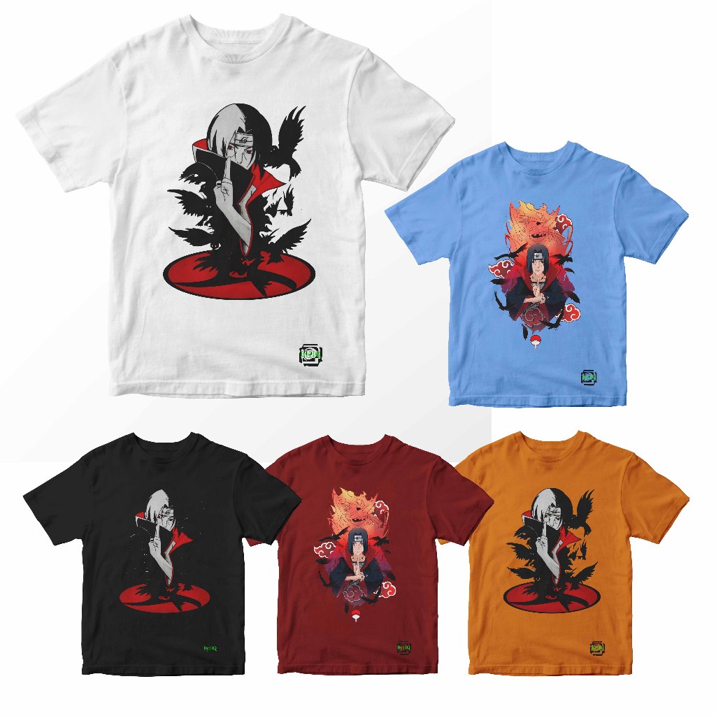 Kaos Anak Laki-Laki anime uchiha itachi 1-8 tahun atasan baju laki-laki naruto shipuden
