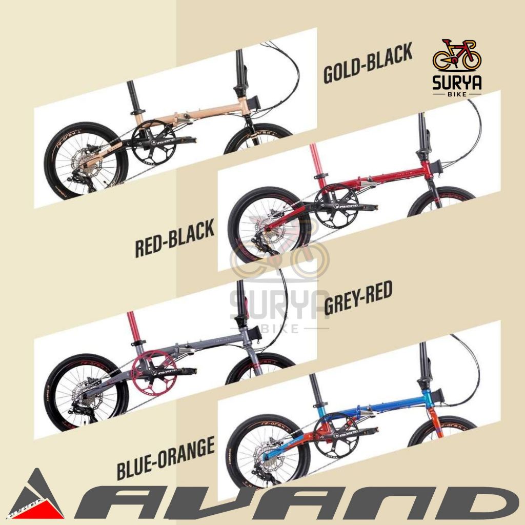 Sepeda Avand Re-Arm X 16 Sepeda Lipat Dewasa Folding Bike 16 Inch