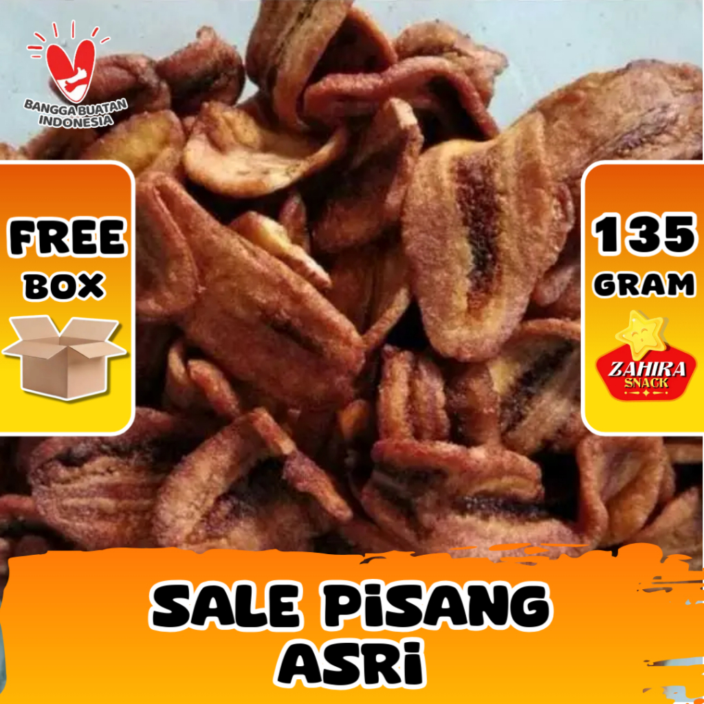 

Keripik Sale Pisang Kering Manis Oleh oleh Khas Kebumen 135gr