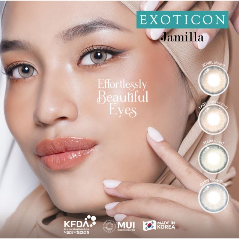 SOFTLENS X2 JAMILLA By EXOTICON (Normal & Minus)