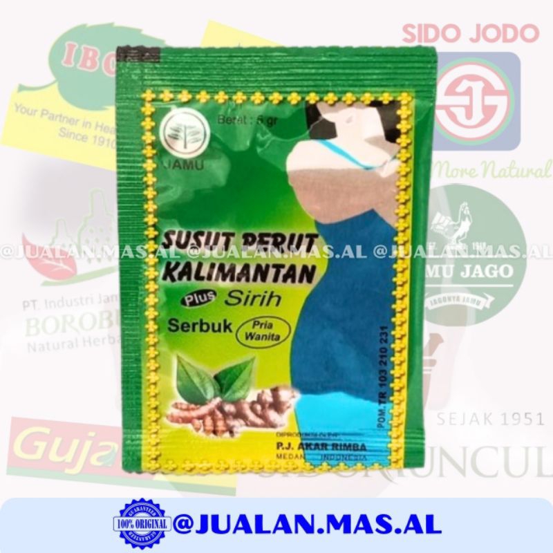 

AKAR RIMBA - JAMU SUSUT PERUT KALIMANTAN (ISI 10 SACHET)