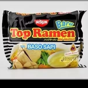 

Mie Top Ramen Baso Sapi (1 Bks)