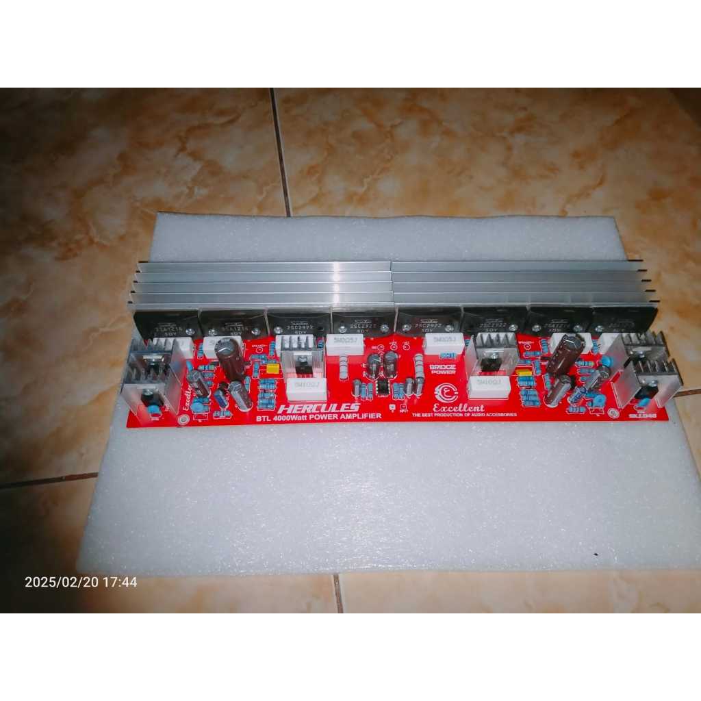 POWER SAFARI BTL 4SET TR FINAL SANKEN  PLUS HEAT SINK 4000W