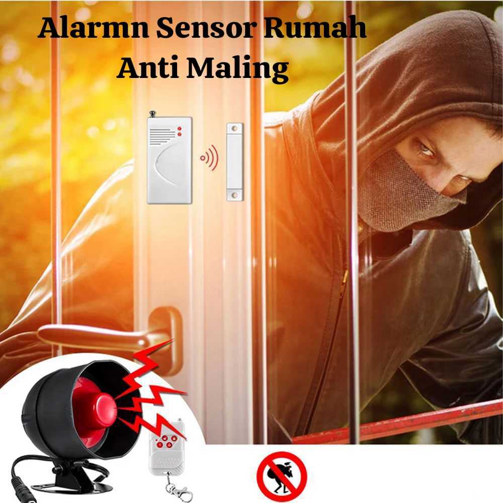 SENSOR ALARM RUMAH ANTI MALING ALARM SENSOR RUMAH ANTI MALING WIRELES HOME SCURITY 120dB