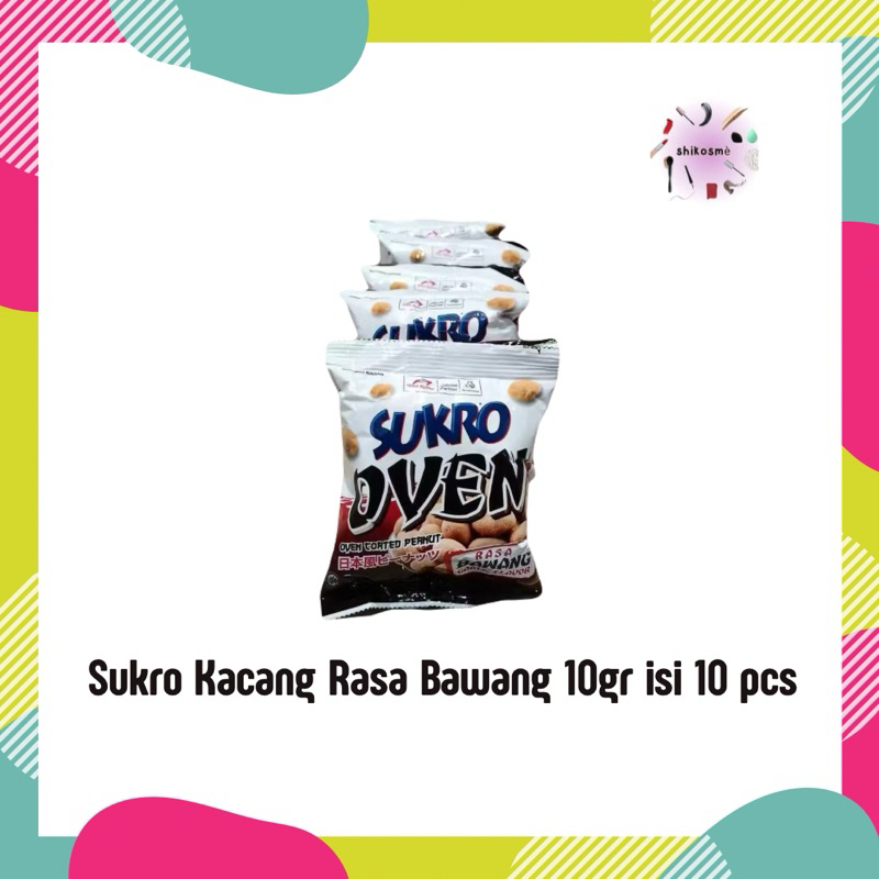 

Sukro Oven Kacang Rasa Bawang 10gr isi 10 pcs