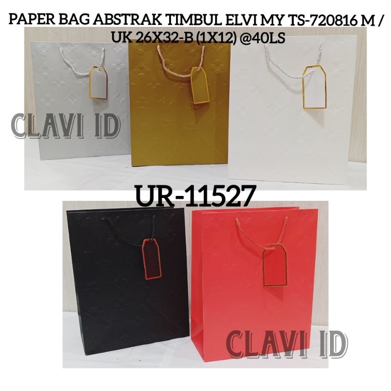 

PAPER EMBOSS MOTIF TIMBUL TAS BELANJA TAS SOUVENIR GOODIE BAG TAS HADIAH