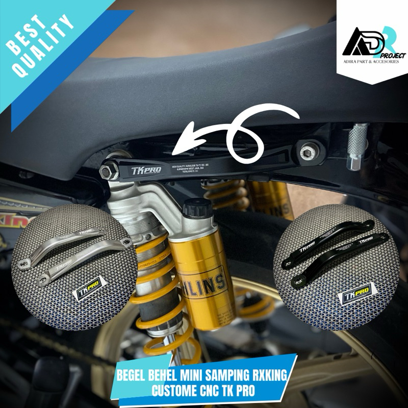 BEGEL BEHEL MINI SAMPING RX KING CUSTOME CNC TK PRO ( SEPASANG )