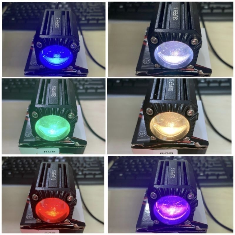 Lampu Tembak D2 Laser Plus Devil 20 Wat