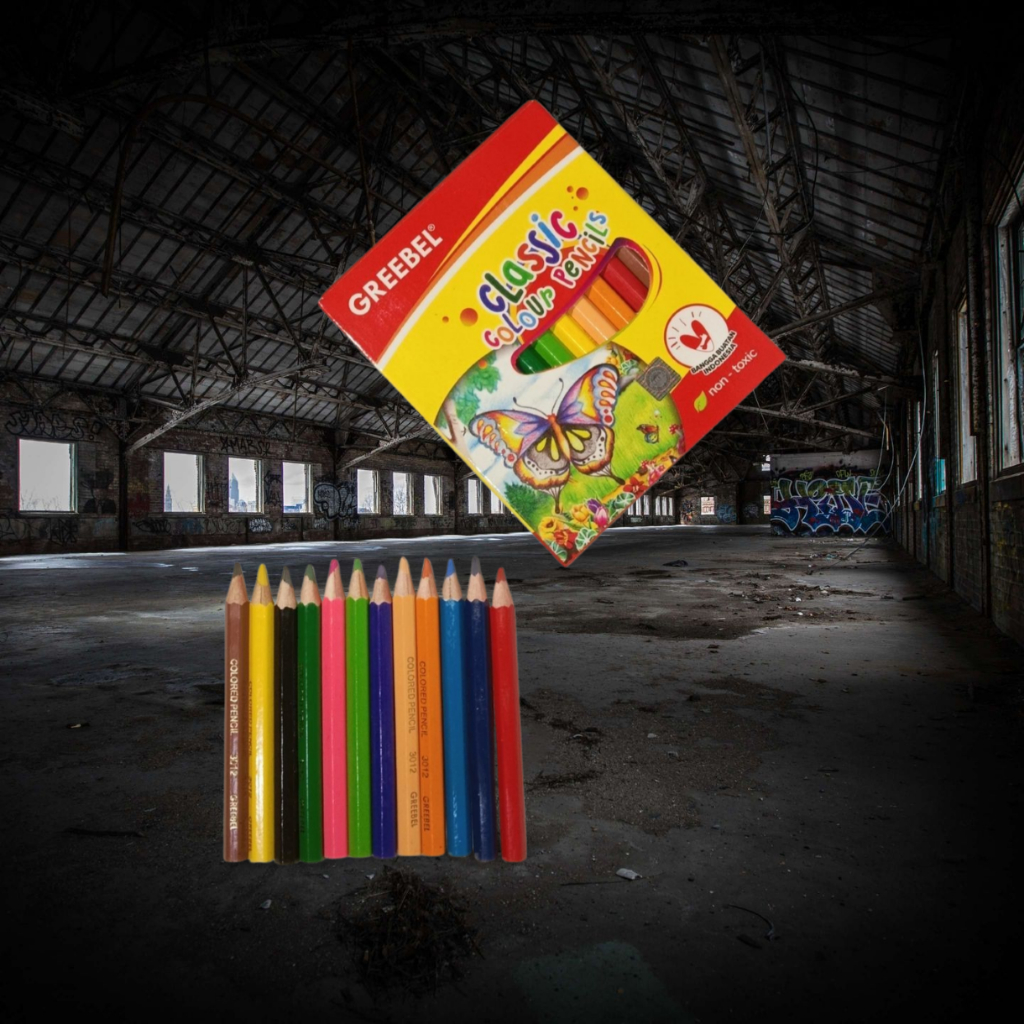 

(1 Set) Pensil Warna Greebel 12,24 Warna Pendek Panjang / Color Pencil Greebel 12,24 Warna