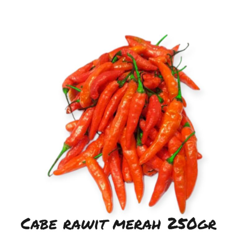 

sayuran cabai rawit merah 250gr