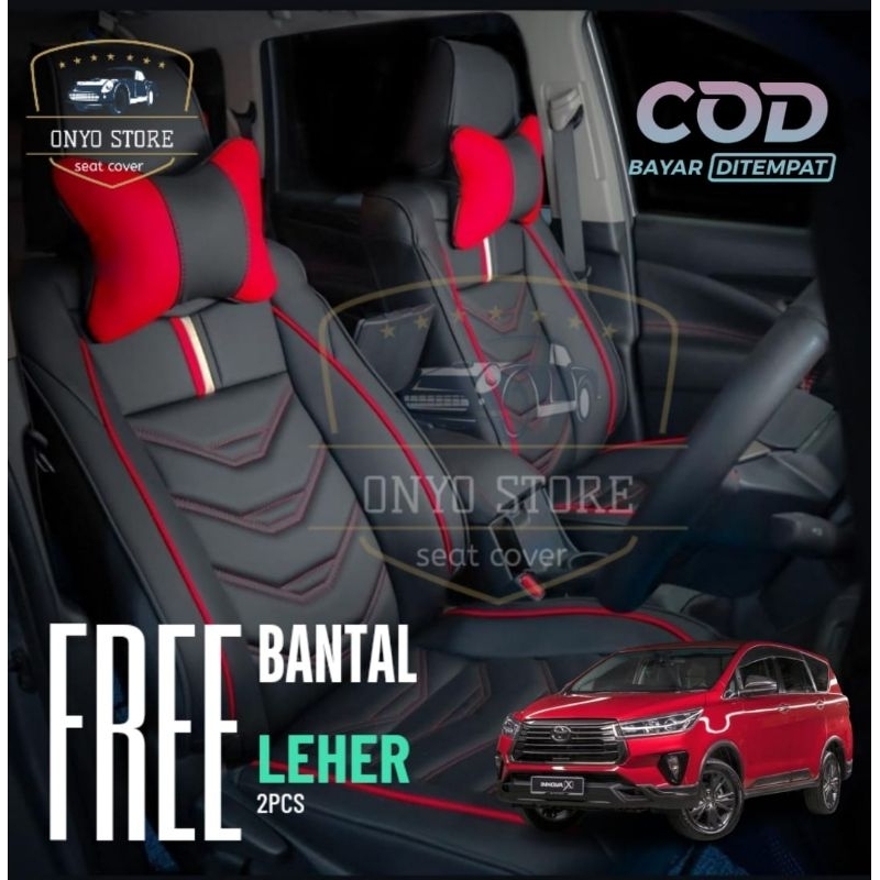 [ Ready Stock ] Sarung Jok Mobil Toyota Innova Reborn Type V Dan Type G Full Set