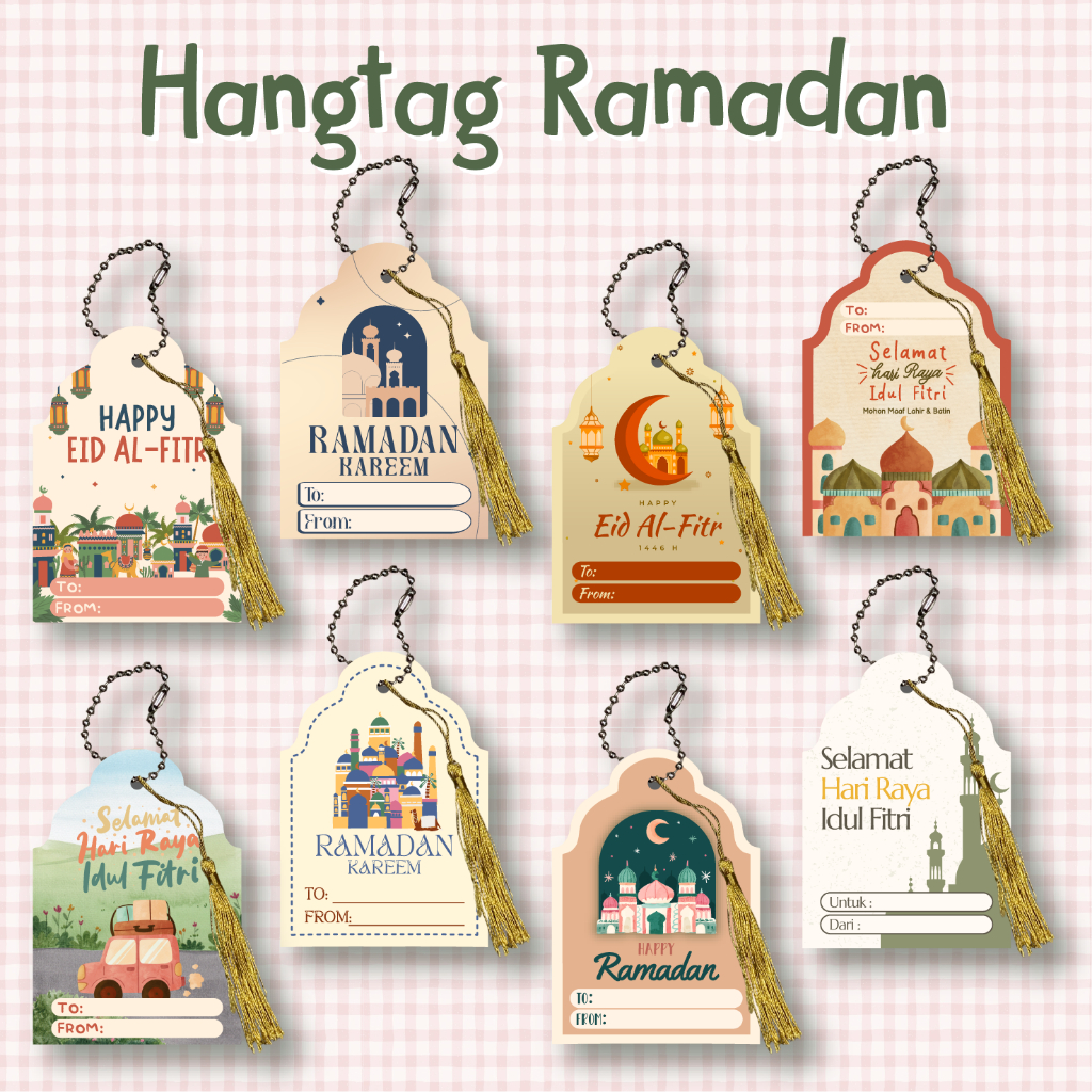 

JEESTA - Hangtag Ramadan | Hangtag Idul Fitri 1446 H | Hangtag Hampers Ramadan