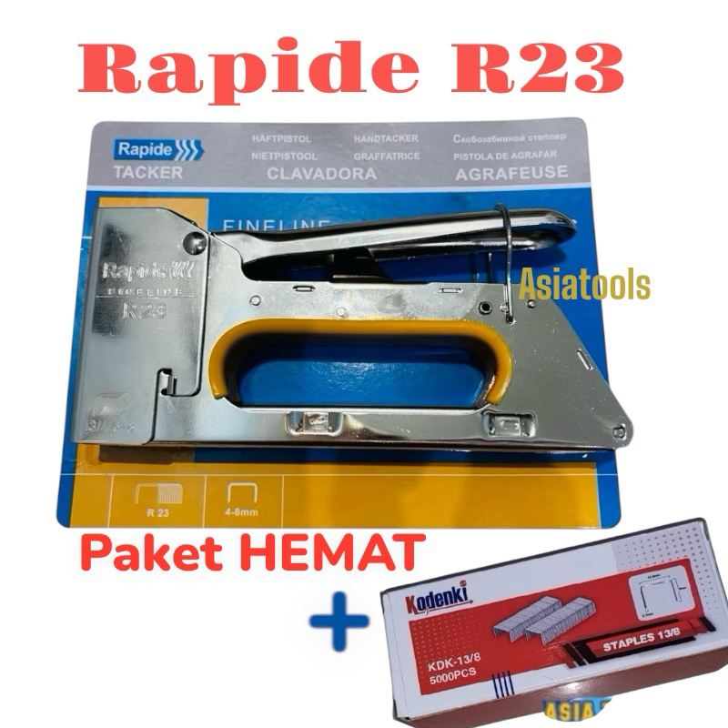 

Staples Tembak Rapid R23 / Gun Tacker Rapide