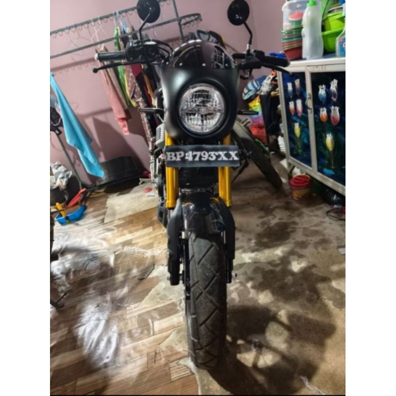 knalpot racing Akrapovic gp m1 Lorenzo full set XSR 155 eksoz