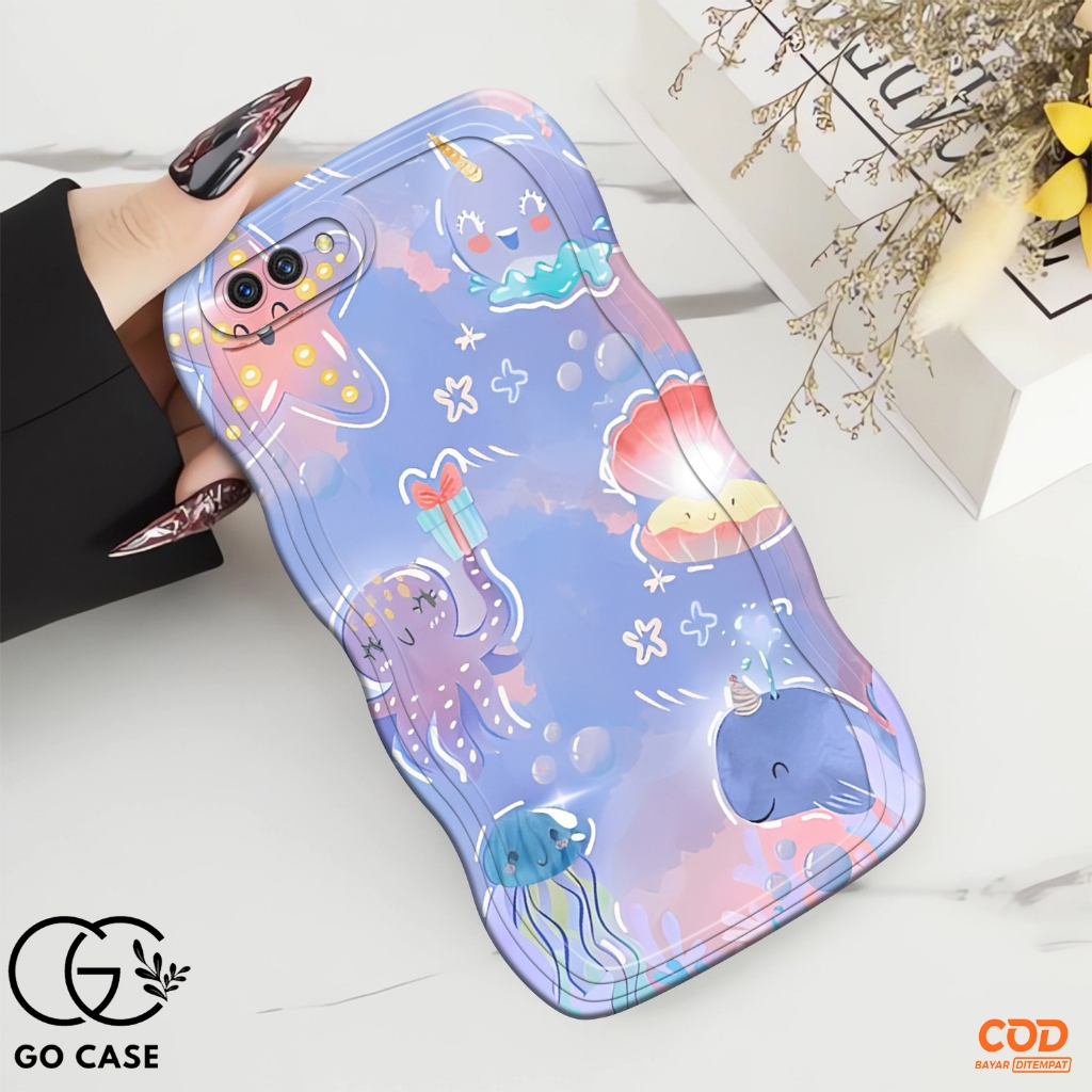 Softcase Casing Hp Oppo A3S Gelombang Softcase Oppo A3S Gelombang - Soft case Handphone - Kesing - S