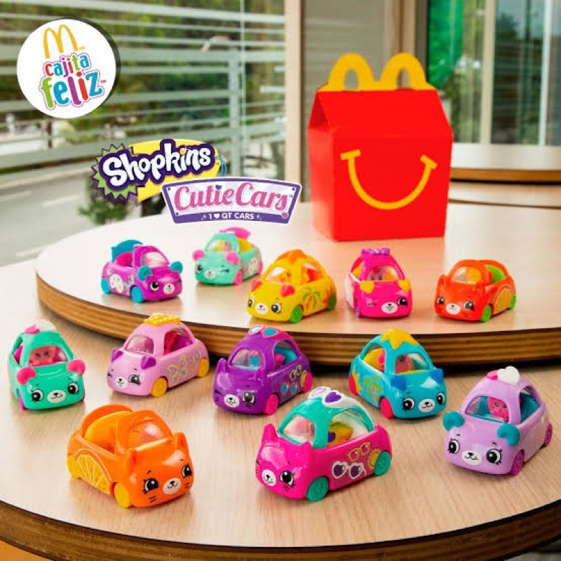 Shopkins Moose Cutie Cars Pikmi Pops Happy Places Happy Meal mcdonalds Mainan Mobil Moose Shopkins m