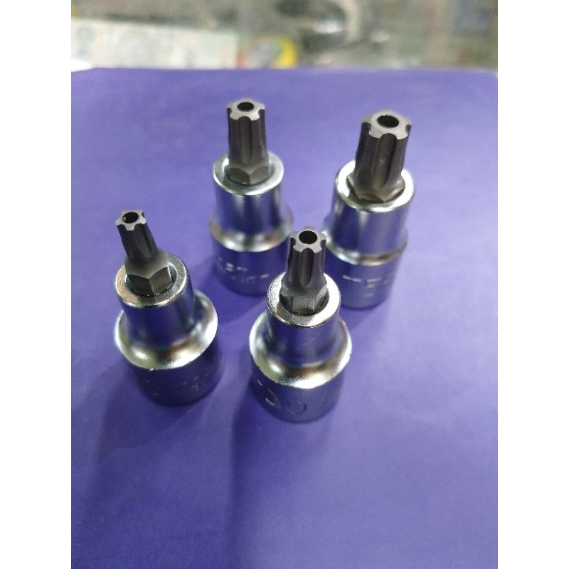 Kunci sok bintang 5 eceran ukuran T30/40/50/55 - TOPTUL pentacle bit socket