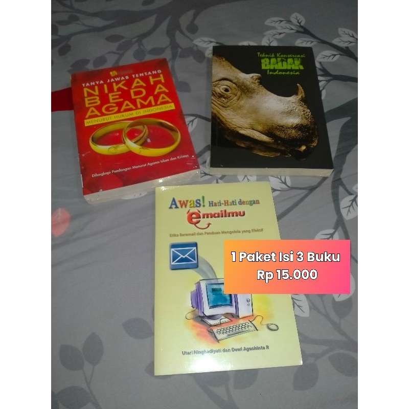 

3 PAKET BUKU MURAH (SALE)