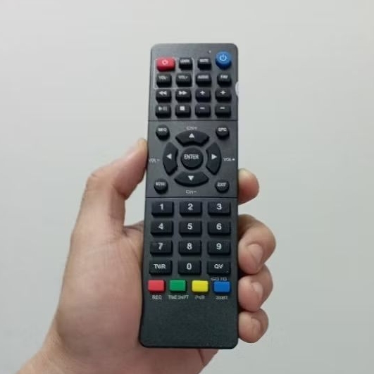 Remot Remote STB Digital TV DVB-T2 Universal Tanpa Setting Polytron PDV600 PDV610 PDV620 PDV700 PDV7