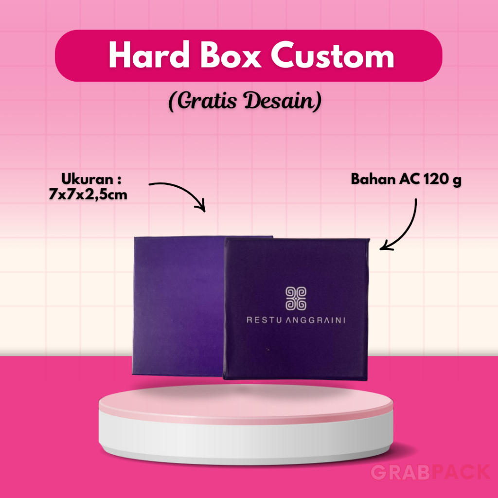 

hardbox Custom desain atas bawah full color Packaging lebaran packaging aesthetic terdekat di jakarta