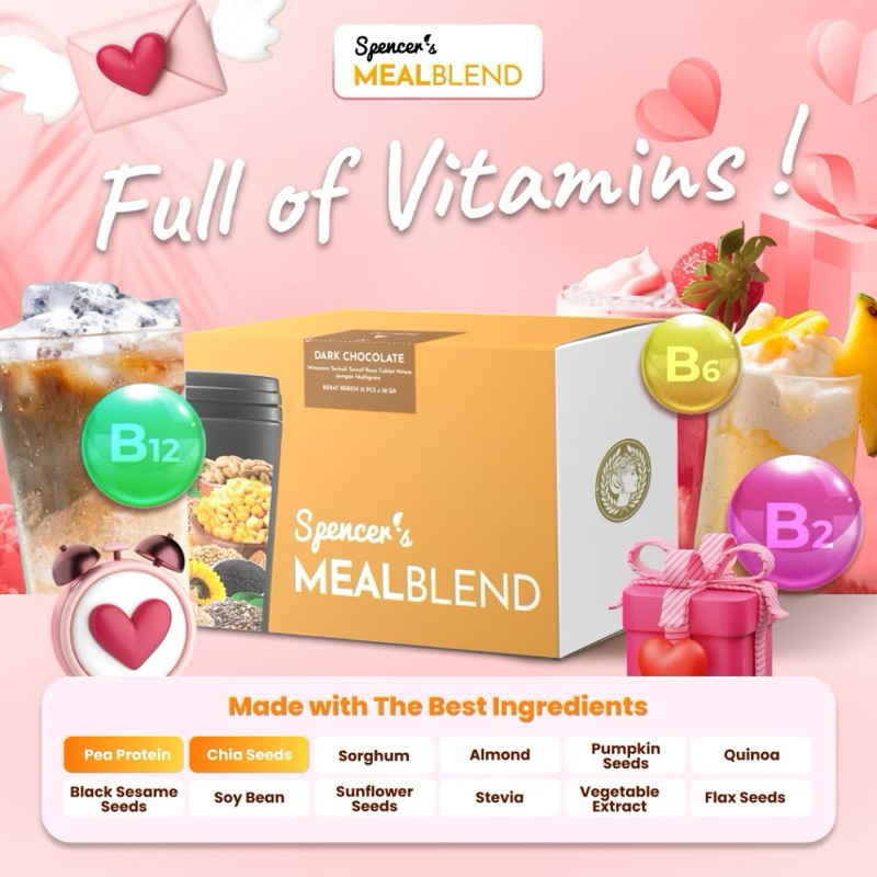 

Spencer's MealBlend - Tinggi Nutrisi dan Vitamin Esensial Suplemen Makan untuk Langsing Alami