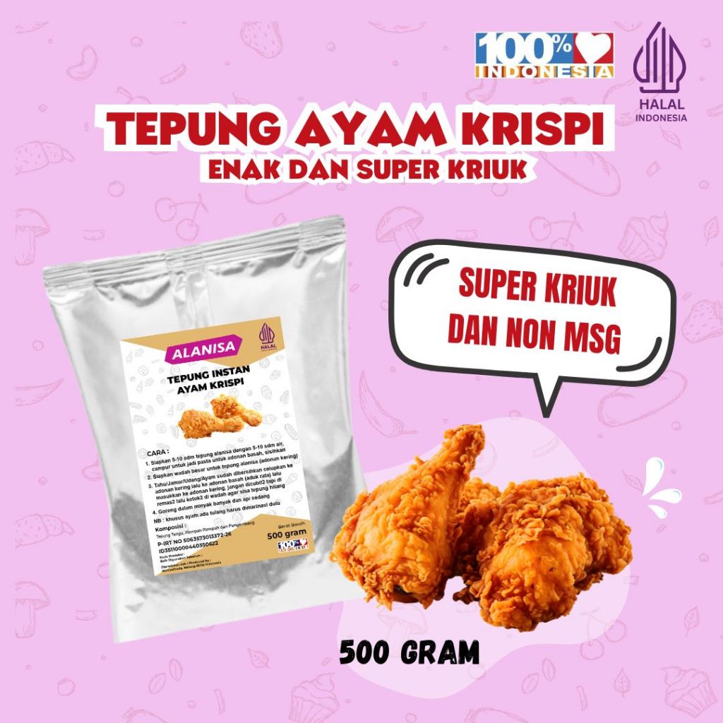 

TEPUNG AYAM KRISPI 500GR PRAKTIS