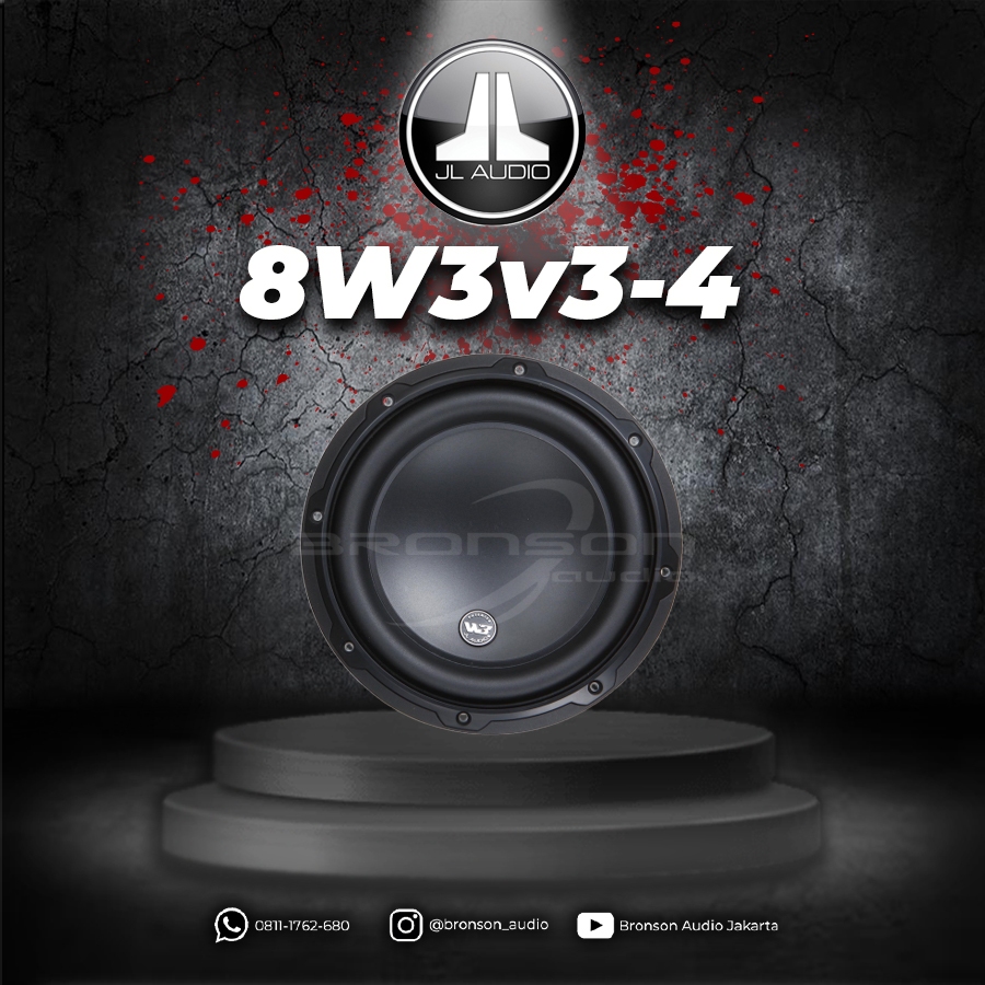 SUBWOOFER JL AUDIO 8W3v3-4
