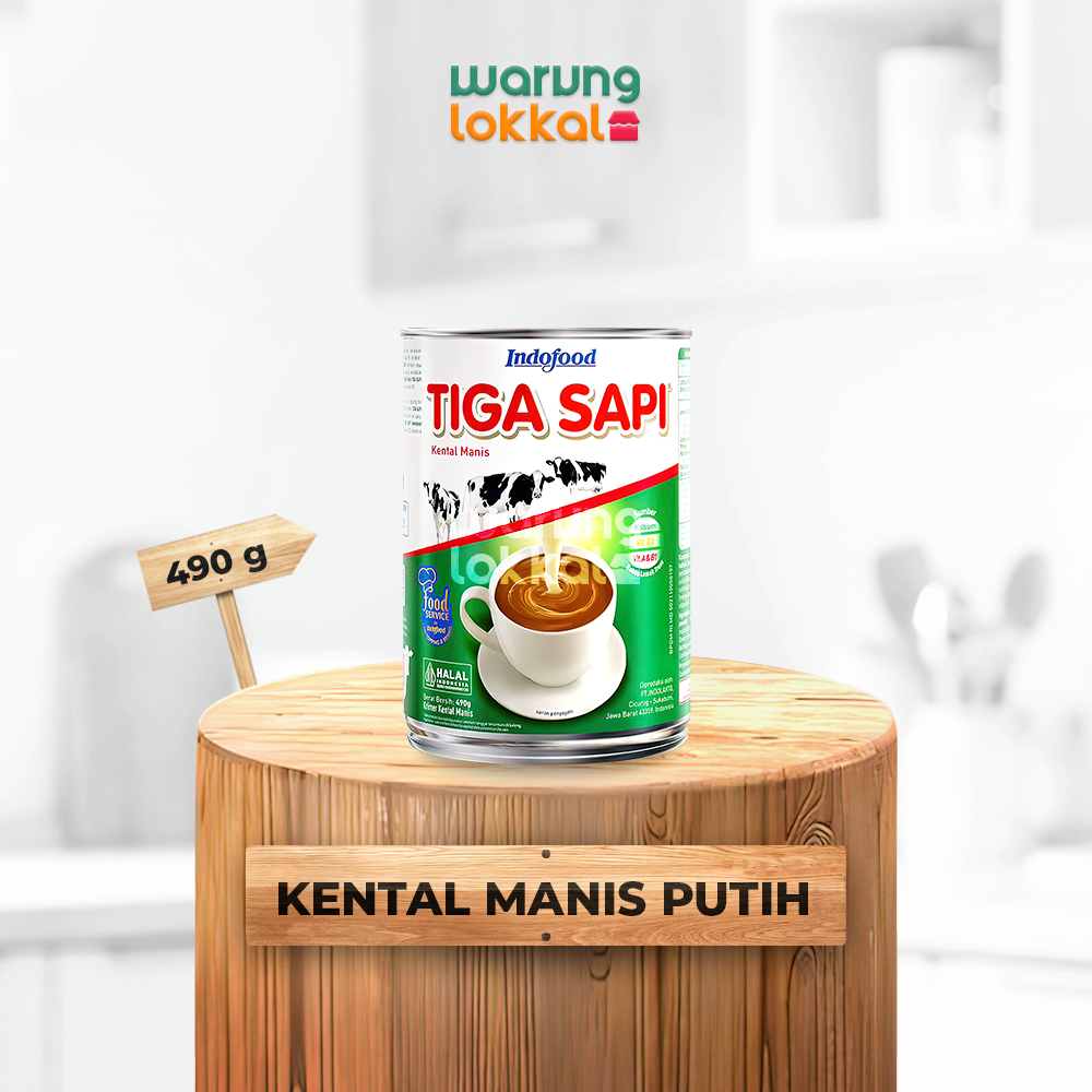 

Tiga Sapi Kental Manis 490g - Warung Lokkal