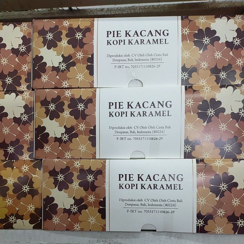 

Valentine Pie kacang kopi Karamel isi 50 pcs